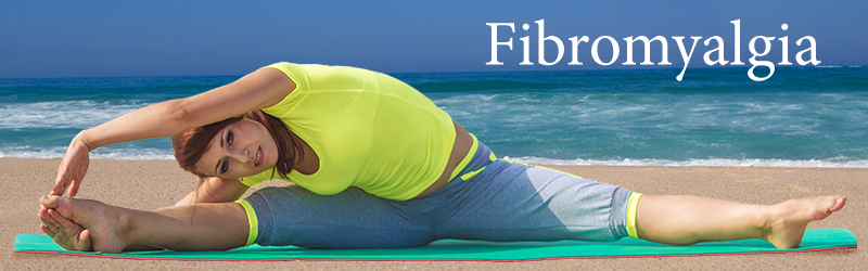 Woman stretching without the effects of Fibromyalgia